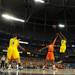 Michigan junior Tim Hardaway Jr. takes a shot over Syracuse in the second half of the Final Four at the Georgia Dome in Atlanta on Saturday, April 6, 2013. Melanie Maxwell I AnnArbor.com